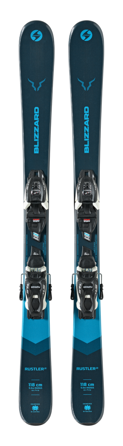 Blizzard Rustler Twin Snow Skis with Marker FDT 7.0 Bindings 2023