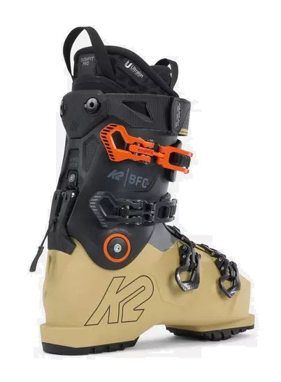 K2 BFC 120 men's downhill ski boots rear quarter viewew