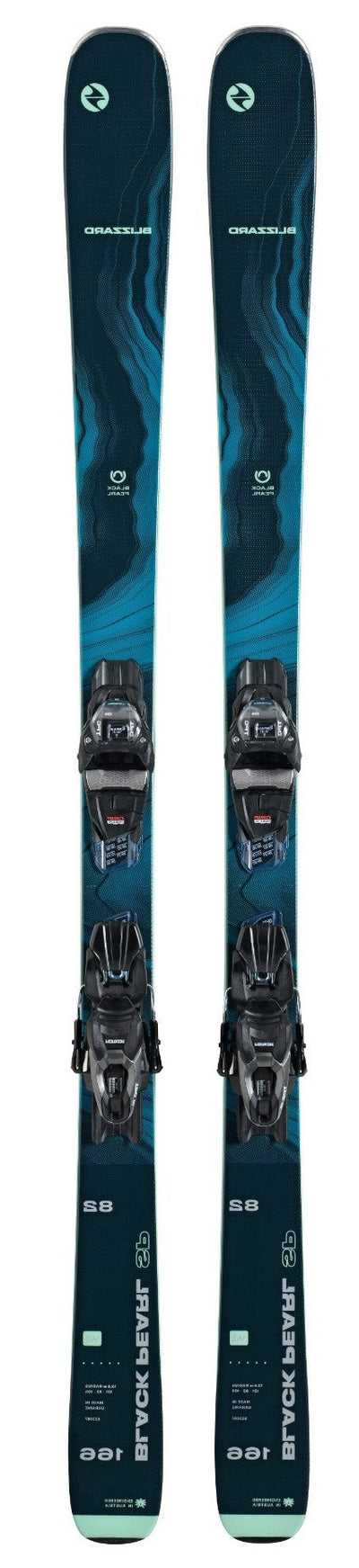 Blizzard Black Pearl 82 SP Ladies Snow Skis with Marker TP10 Bindings 2024